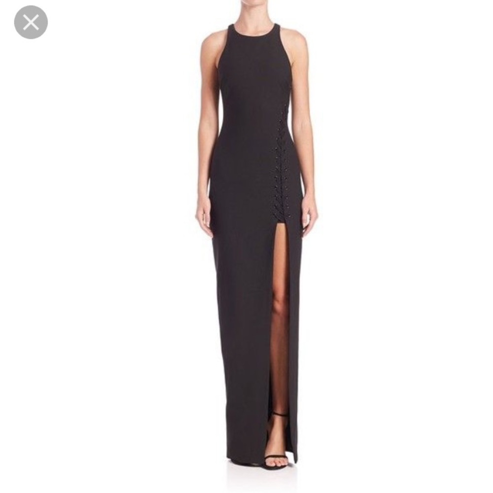 Elizabeth & James Black Dress w/ slit
